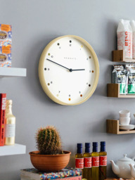 Newgate Clocks Mr Clarke Analogue Wall Clock, 40.5cm, Brown - thumbnail 4