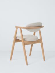 John Lewis Ida Frame Dining Chair, Oak/Natural - thumbnail 3