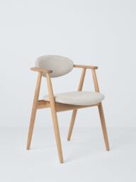 John Lewis Ida Frame Dining Chair, Oak/Natural
