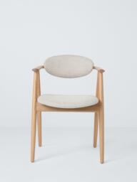 John Lewis Ida Frame Dining Chair, Oak/Natural - thumbnail 2