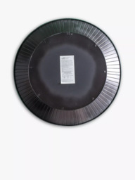 Gallery Direct Round Distressed Metal Wall Mirror, 81cm, White - thumbnail 4
