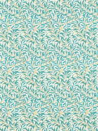 Clarke & Clarke Willow Boughs Made to Measure Curtains or Roman Blind, Teal