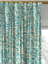 Clarke & Clarke Willow Boughs Made to Measure Curtains or Roman Blind, Teal - thumbnail 6