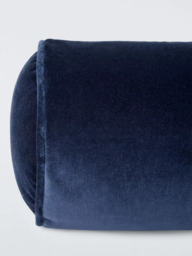 John Lewis Cotton Velvet Bolster Cushion - thumbnail 3
