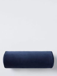 John Lewis Cotton Velvet Bolster Cushion - thumbnail 1