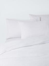 John Lewis 250 Thread Cotton Muslin Duvet Cover Set - thumbnail 1