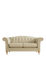 Laura Ashley Gloucester Medium 2 Seater Sofa, Oak Leg - thumbnail 3
