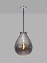 Impex Rio Glass Ceiling Light, Small