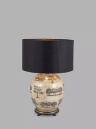 Jenny Worrall Guinea Fowl Glass Lamp Base, Large, Natural, H41.5cm - thumbnail 4