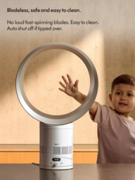 Dyson Cool CF1 Desk Fan, White/Silver - thumbnail 4