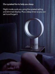 Dyson Cool CF1 Desk Fan, White/Silver - thumbnail 2