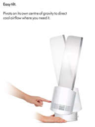 Dyson Cool CF1 Desk Fan, White/Silver - thumbnail 6