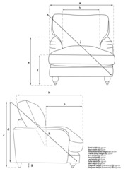 John Lewis Clover Armchair, Dark Wood, Chunky Chenille Charcoal - thumbnail 2