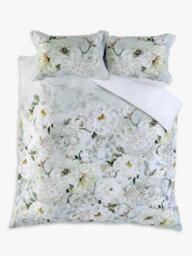 Designers Guild Fleur 250 Thread Count Duvet Cover Set, Blanche - thumbnail 3