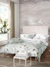 Designers Guild Fleur 250 Thread Count Duvet Cover Set, Blanche - thumbnail 1