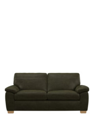 John Lewis Camden Large 3 Seater Leather Sofa, Light Leg - thumbnail 5
