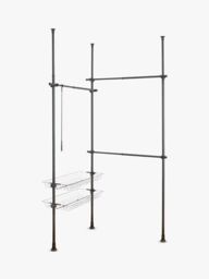 Wenko Double Hercules Clothes Stand, Black - thumbnail 2