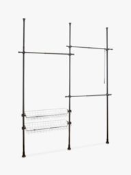 Wenko Double Hercules Clothes Stand, Black - thumbnail 1