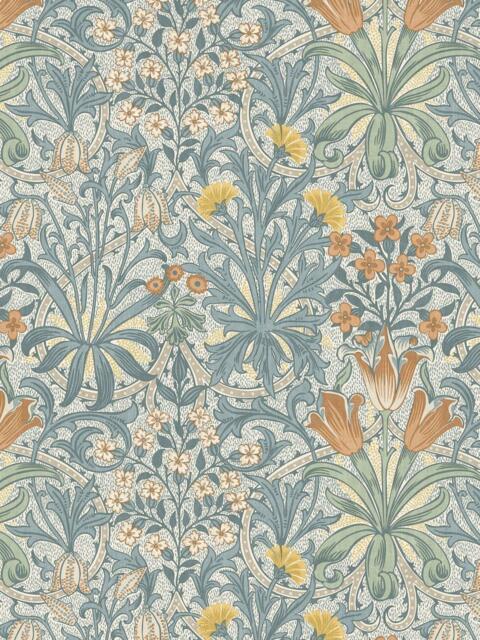 William Morris At Home Woodland Weeds Made to Measure Curtains or Roman Blind, Bluebird - image 1