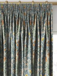 William Morris At Home Woodland Weeds Made to Measure Curtains or Roman Blind, Bluebird - thumbnail 2