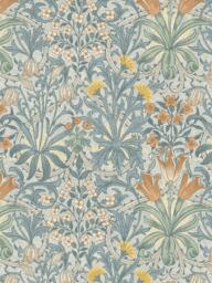 William Morris At Home Woodland Weeds Made to Measure Curtains or Roman Blind, Bluebird - thumbnail 1