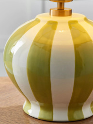 John Lewis Burano Striped Ceramic Table Lamp - thumbnail 5