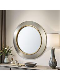 Yearn Ava Round Wall Mirror, 91.5cm