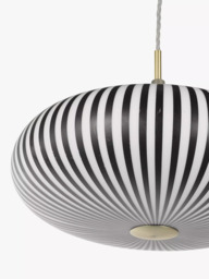 John Lewis Okapi Pendant Ceiling Light, Black/White - thumbnail 5