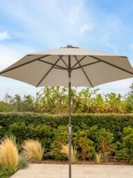 KETTLER Aluminium Wind-Up Round Parasol, 2.5m - thumbnail 2