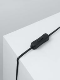 John Lewis Linear Ceramic Table Lamp, Charcoal - thumbnail 6