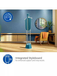 Philips STE1040 Stand Clothes Steamer, White - thumbnail 6