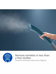 Philips STE1040 Stand Clothes Steamer, White - thumbnail 4