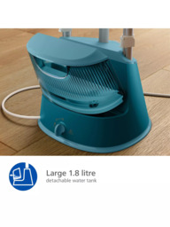 Philips STE1040 Stand Clothes Steamer, White - thumbnail 3