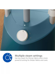 Philips STE1040 Stand Clothes Steamer, White - thumbnail 5