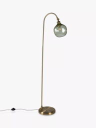 John Lewis Cartmel Textured Glass Floor Lamp - thumbnail 1