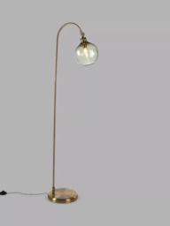 John Lewis Cartmel Textured Glass Floor Lamp - thumbnail 4