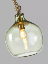 John Lewis Cartmel Textured Glass Floor Lamp - thumbnail 5