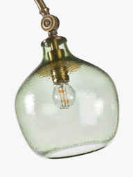 John Lewis Cartmel Textured Glass Floor Lamp - thumbnail 6