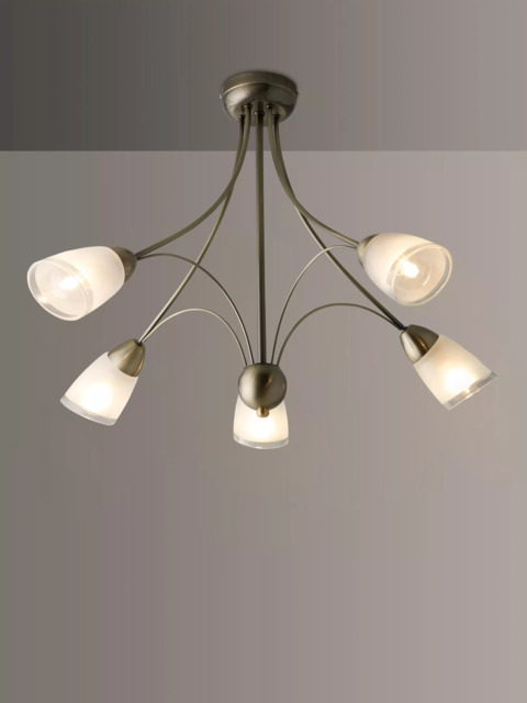 John Lewis Mizar Ceiling Light, 5 Arm - image 1