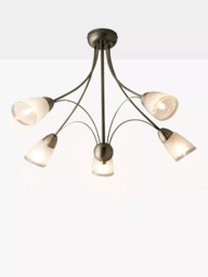 John Lewis Mizar Ceiling Light, 5 Arm - thumbnail 3