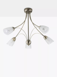 John Lewis Mizar Ceiling Light, 5 Arm - thumbnail 4