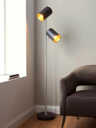 John Lewis Metal Double Arm Floor Lamp - thumbnail 2