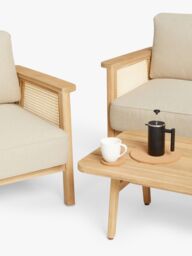 John Lewis Rattan Garden Lounge Chair, FSC-Certified (Acacia Wood), Natural - thumbnail 5
