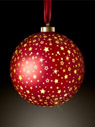 John Lewis LED Battery Operated Celestial Lit Bauble - thumbnail 2