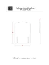 John Lewis Lydia Full Depth Upholstered Headboard, Small Double - thumbnail 4