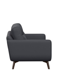 John Lewis Barbican Grand 4 Seater Leather Sofa, Dark Leg - thumbnail 3
