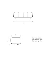 G Plan Vintage The Seventy One Footstool - thumbnail 2