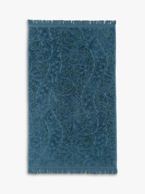 Morris & Co.Jacquard Fringed Towels, Blue - image 1