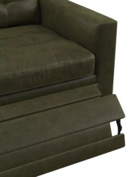 John Lewis Draper II Motion Large 3 Seater Leather Sofa, Metal Leg - thumbnail 6