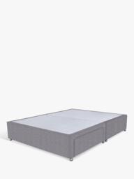 John Lewis Non-Sprung Upholstered 2 Drawer Divan Base, King Size - thumbnail 1